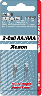 Maglite Replacement Lamps for 2-Cell AA Mini Flashlight 2-Pack
