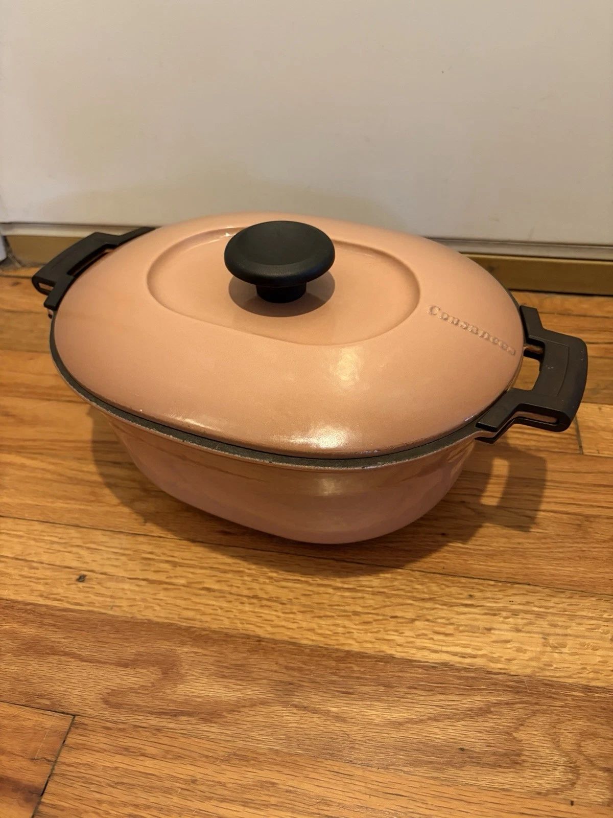 Vintage Cousances Dutch Oven Oval Champagne Color #29 Le Creuset France 5 Quart
