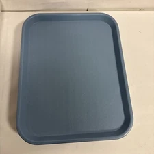 12pk CFS Cafe Plastic Fast Food Tray, 14" x 18", Slate
