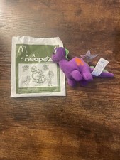 VTG Neopets Purple Chomby Plush With Tags Thinkaway 1st Edition 2004 8  