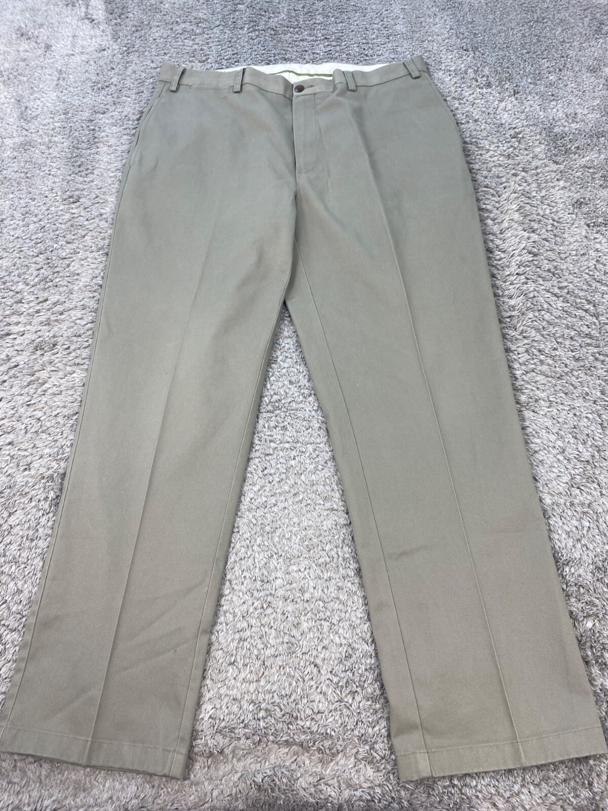 Orvis Pants Mens 38x32 Beige Ultimate Khaki Flat Front Hike Outdoor Golf Chino