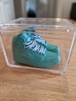 Mini snaekers jordan 1 full colour Model Collectable With Display Case | eBay UK