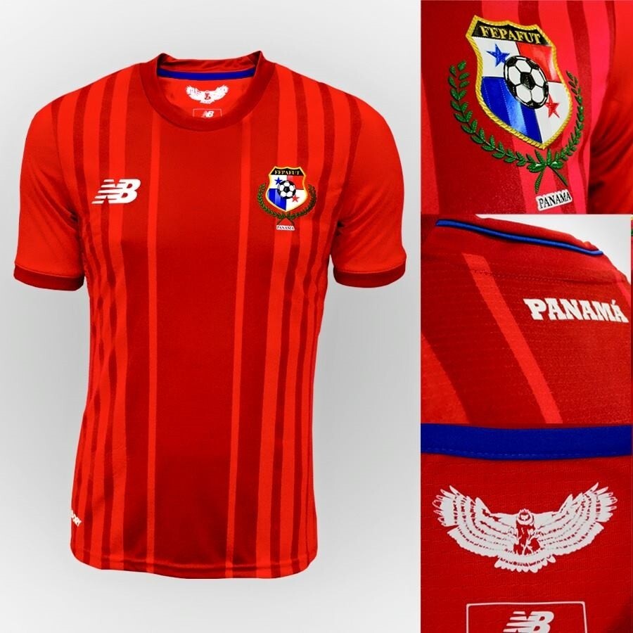 near mint PANAMA 2015-16 home football shirt New Balance camisa jersey FEPAFUT