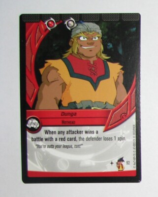 Beyblade 2003 Trading Card Game DUNGA #92 Hothead