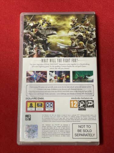 Dissidia Final Fantasy (Sony PSP, 2009) Euro Pal Works 🌎 CIB COMPLETE Tested - Picture 2 of 4