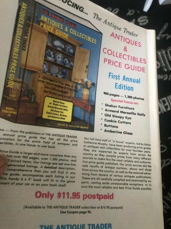 De colección '85 ANTIGUO COMERCIANTE GUÍA DE PRECIOS Muebles de mimbre Focus Revista Lista de libros Foto 2 de 4