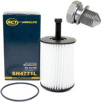 ÖLfilter SH4771L + ÖLablassschraube FüR Audi A3 Seat Leon Skoda Fabia VW Bora