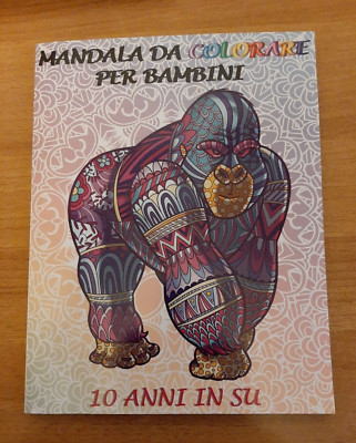 Mandala zum Ausmalen für Kinder. 10 Jahre ab.60 Tierzeichnungen.