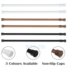 2pcs Shower Curtain Rod No Drilling 24-43 Inch, 23-33" Spring Tension Curtain...