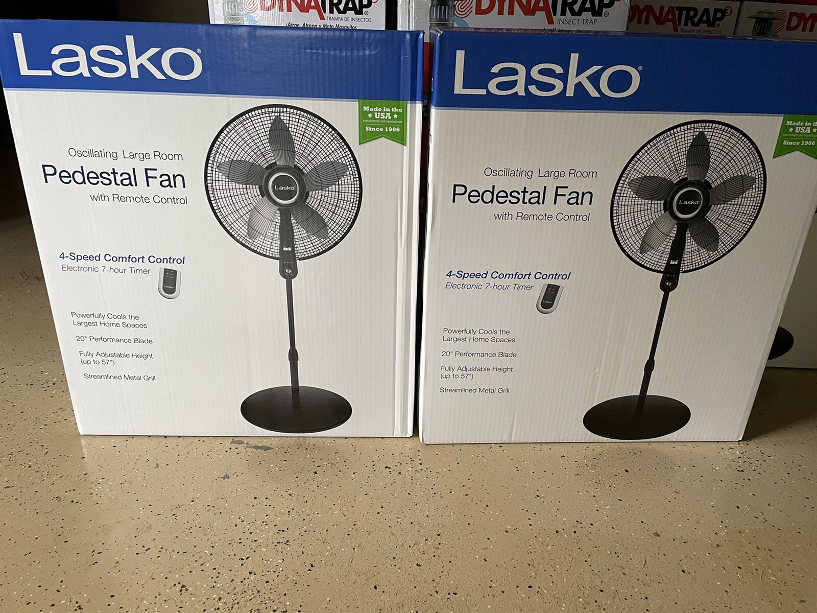 ✳️ Lasko 20u0026#034; Oscillating 4 Speed Remote Pedestal Tower Fan With Tilt  u0026amp; Timer✳️ 46013462169 | eBay
