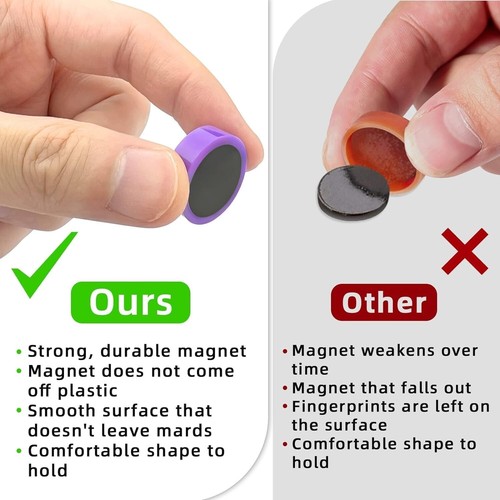 Fridge Magnets Refrigerator Magnets, 20Pcs Strong Magnets for Whiteboard Magnets - 第 3/6 張圖片