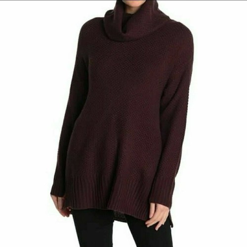 SANCTUARY Tunic Cowl Neck Sweater 