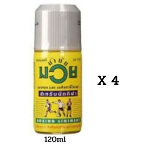 Namman Muay Thai Liniment Oil Relief Muscular Pains Kickboxing Sport 120ml X 4 - Picture 1 of 7