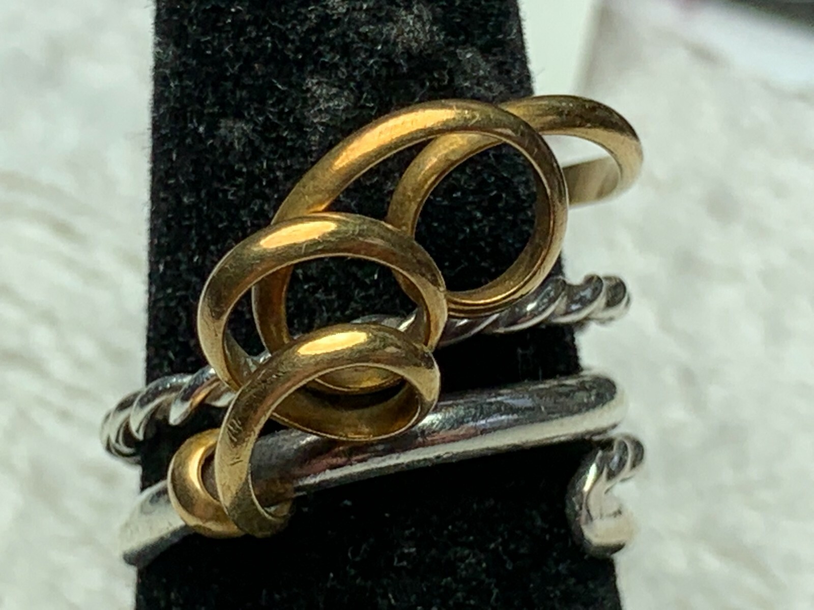 Sterling Silver 925 Unique Design Adjustable Ring… - image 4