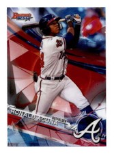 RONALD ACUNA 2017 TOPPS BOWMAN'S BEST #TP-10 BRAVES BASE ROOKIE CARD RC BD7413