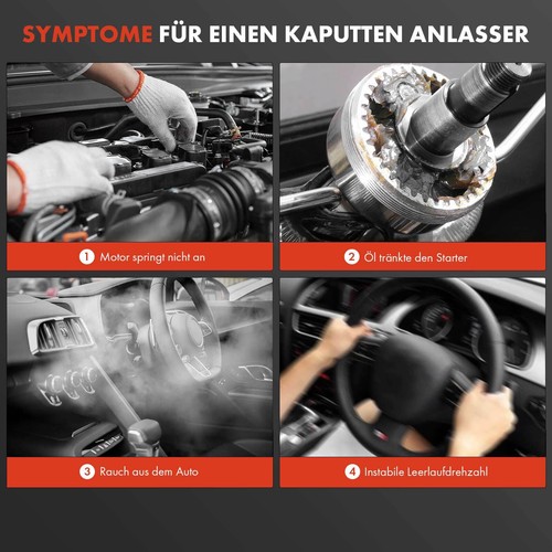 Motorino avviamento starter 1.7 KW 12 denti per Mercedes-Benz W204 W212 W639 B906 S204 - Foto 8 di 8