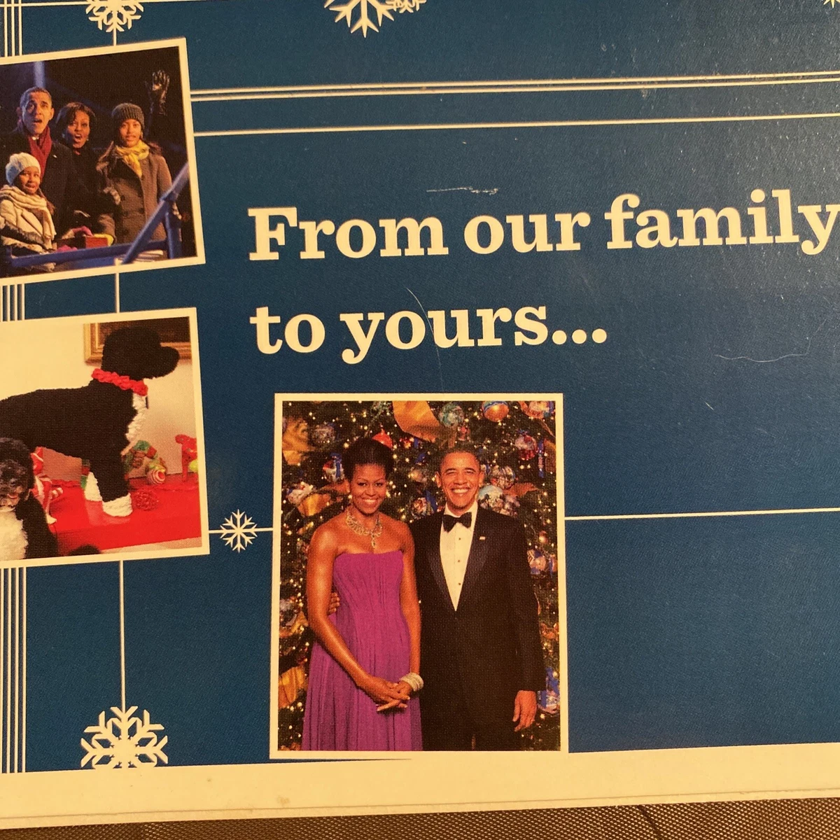 Obama Family Christmas Card
