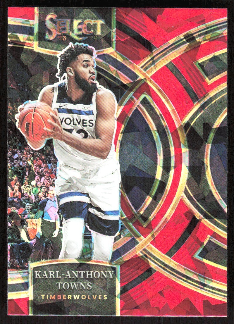 ☆期間限定セール☆Panini Prizm Karl-Anthony Towns KARL-ANTHONY TOWNS 2024-25 Panini Prizm Blue Cracked Ice