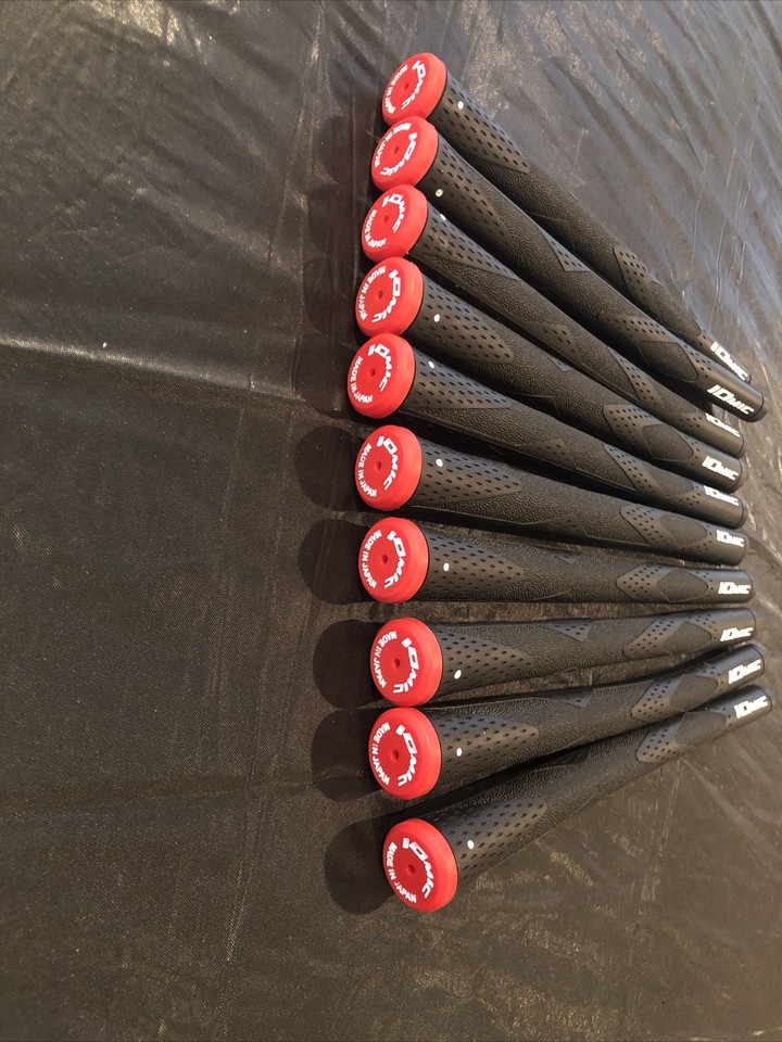 (10) IOMIC BLACK STANDARD GRIPS • NEW • MADE IN JAPAN • ⛳️⛳️⛳️ eBay
