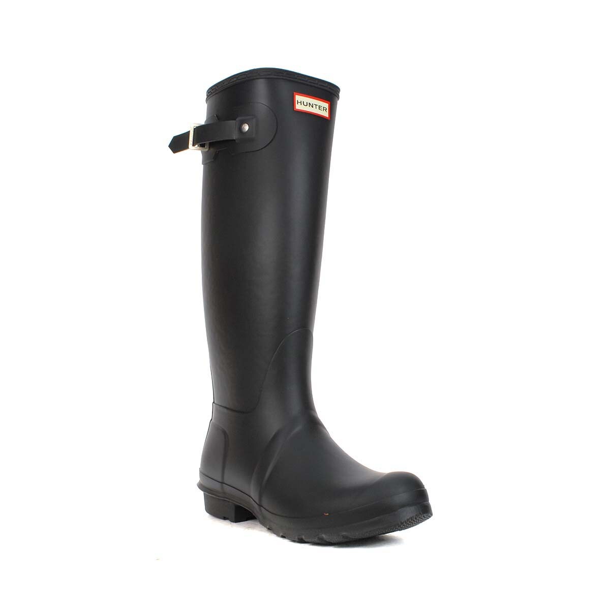 靴 HUNTER ORIGINAL PACKABLE TALL BOOT Women's Hunter Original Tour Tall Packable Rain Boot Black 7