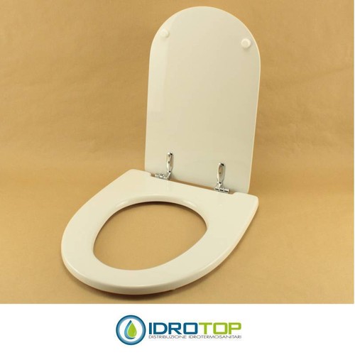 Tapa De Inodoro Ideal Standard ALA SUSP. BLANCO Idéntico Al Original Cerniera - Imagen 8 de 8
