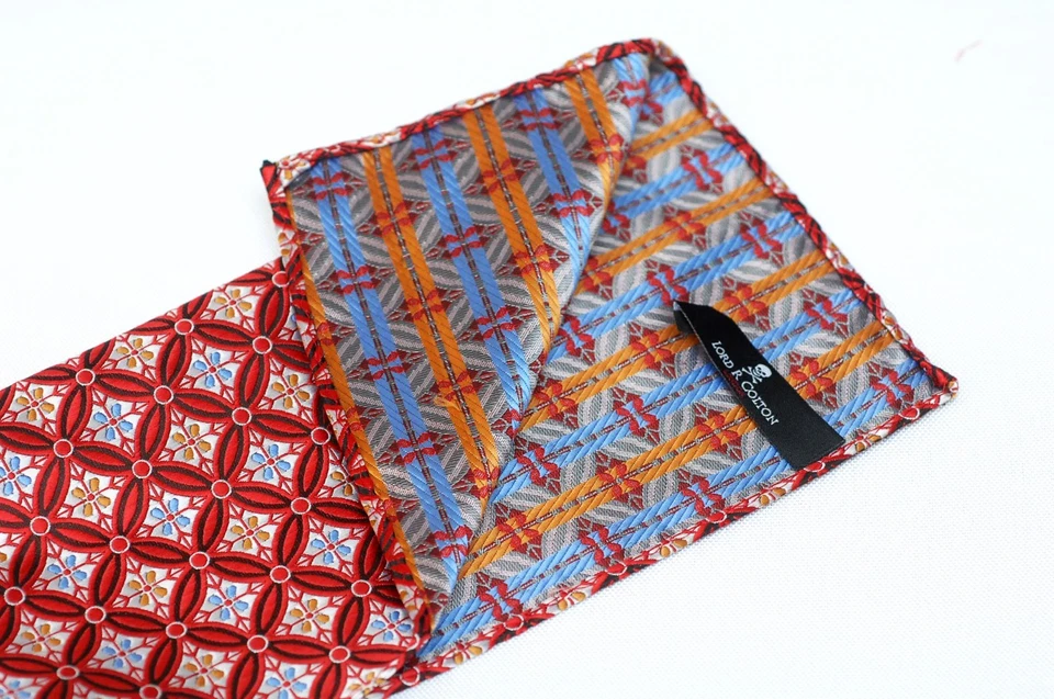 Cuadrado de Bolsillo Lord R Colton Masterworks - Salvador Rubí Seda - $75 Minorista Nuevo Foto 2 de 3