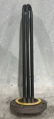  Big Chief BC853301 Flanged Immersion Heater, 9.5KW 480V, Used, Free Ship 