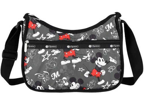 Lesportsac Disney 100 Mickey L135 Classic Hobo Crossbody Shoulder Tote Bag Daisy