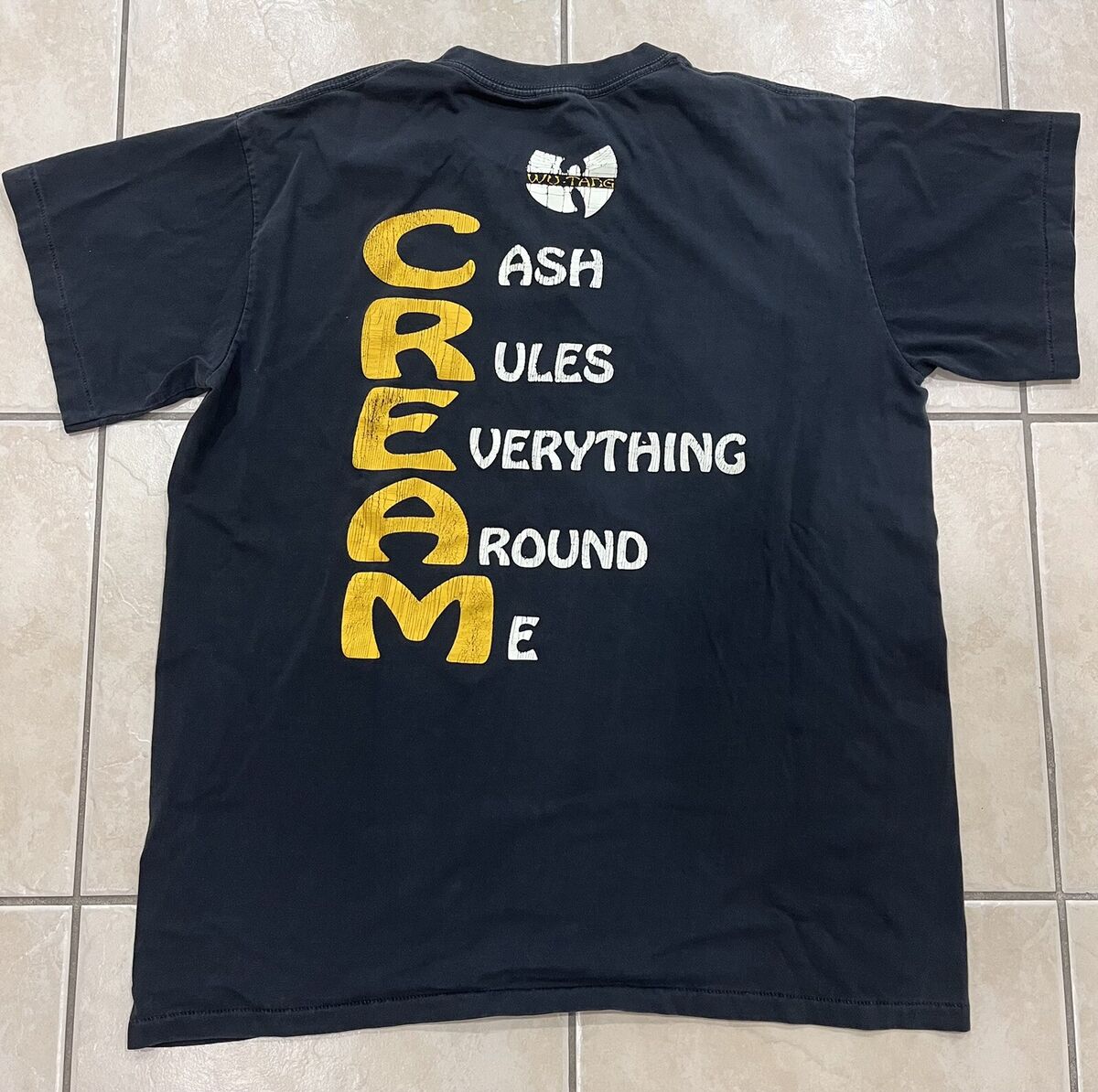 Vintage Wu-Tang Clan Shirt Hip Hop Sz L Pyramid Single Vintage Wu-Tang Clan Shirt Hip Hop Sz L Pyramid Single
