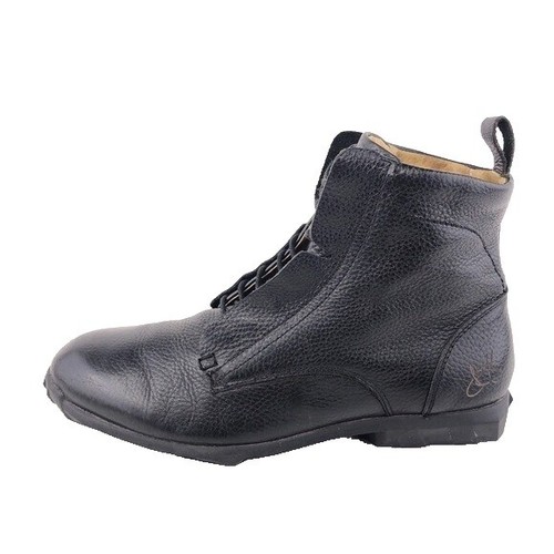 JOHN FLUEVOG-Kingsley-Black Waxed Suede-Laceless Oxford-SZ  display picture 2