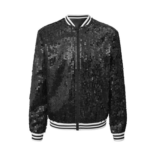 Girls Sequin Jacket Glitter Zipper Bomber Jacket Hip Hop Performance Costume - Picture 45 of 101