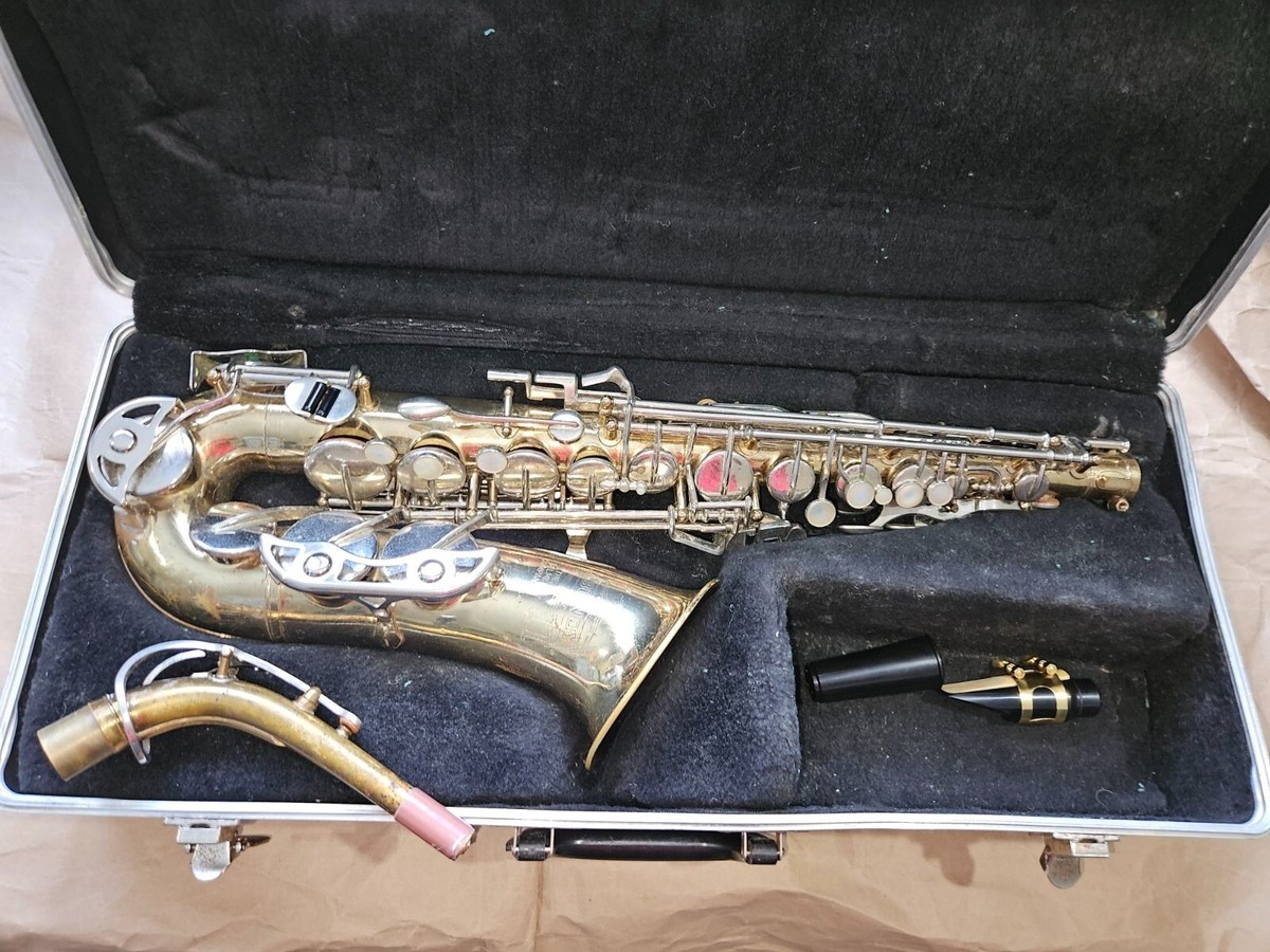 Selmer Bundy-II Alto Saxophone Brass, USA, Good Condition, w