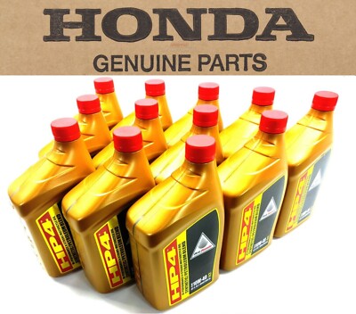12x Honda HP4 10w40 Syn/Petroleum 4-Stroke Motorcycle Oil 12 Quarts 1 Case #K289