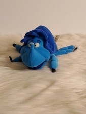 Disney A Bug  s Life 7" Dim Beetle Bug Blue Plush Stuffed Animal