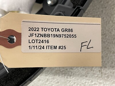 ⭐2022-2023 TOYOTA GR86 FRONT LEFT DRIVERS SIDE INTERIOR DOOR