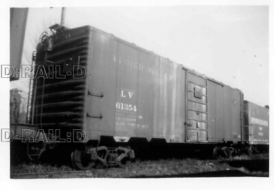 9D116 RP 1962 LEHIGH VALLEY RAILROAD BOXCAR #61354 BALTIMORE MD