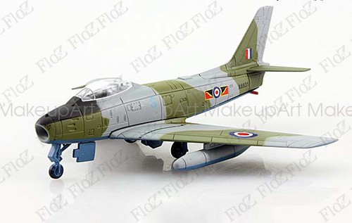 Royal Air Force F-86 Sabre MK4 G-X8931 1:100 diecast Aircraft plane Atlas Model - Picture 6 of 6