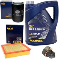 MotoröL Filter Set 10W40 5 Liter + ÖLablassschraube FüR Audi A4 Avant VW Passat