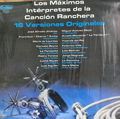 Los Máximos Intérpretes de la Canción Ranchera (Vinyl album)