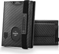 Dodensha Airtag Mini GeldböRse Rfid Schutz MüNzfach Leder Kartenetui Slim Wallet