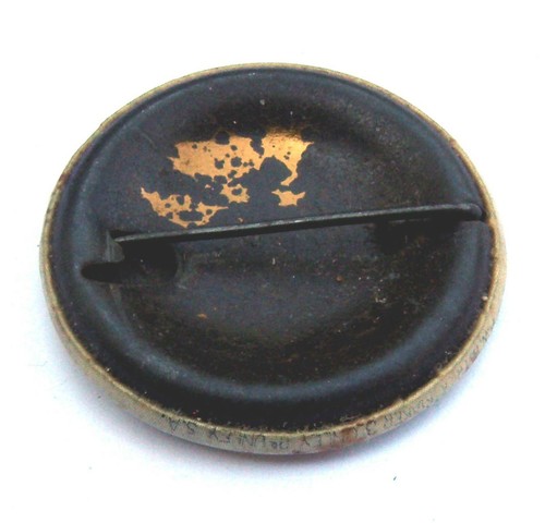 Rare Antique Australian Tin Badge T. S. S. KATOOMBA Good Luck Souvenir c.1918+ - Picture 5 of 7