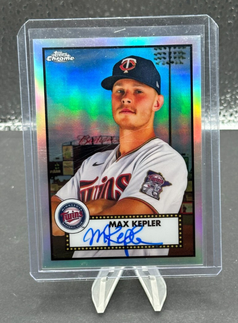 2021 Topps Chrome Platinum Anniversary MAX KEPLER Auto Autograph Refractor #/199