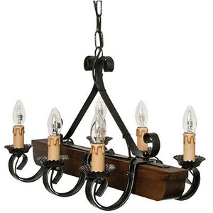 Schmiedeeiserne Pendelleuchte Hängeleuchte 6x E14 max. 60W A.D