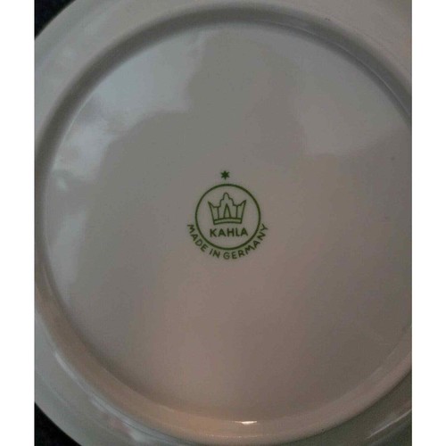 Vintage 7 Lot KAHLA GERMANY 6” Gold Trimmed Plates Floral Patterned Dinnerware - Picture 3 of 5