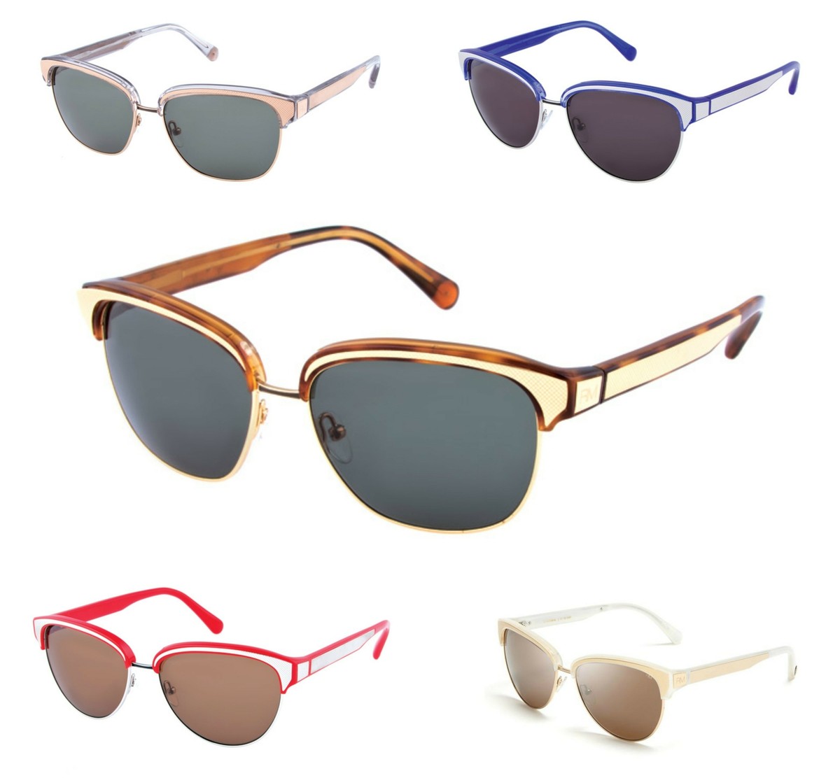 REBECCA MINKOFF Carmine Rimmed Cateye Sunglasses $220 NEW | eBay display picture 3