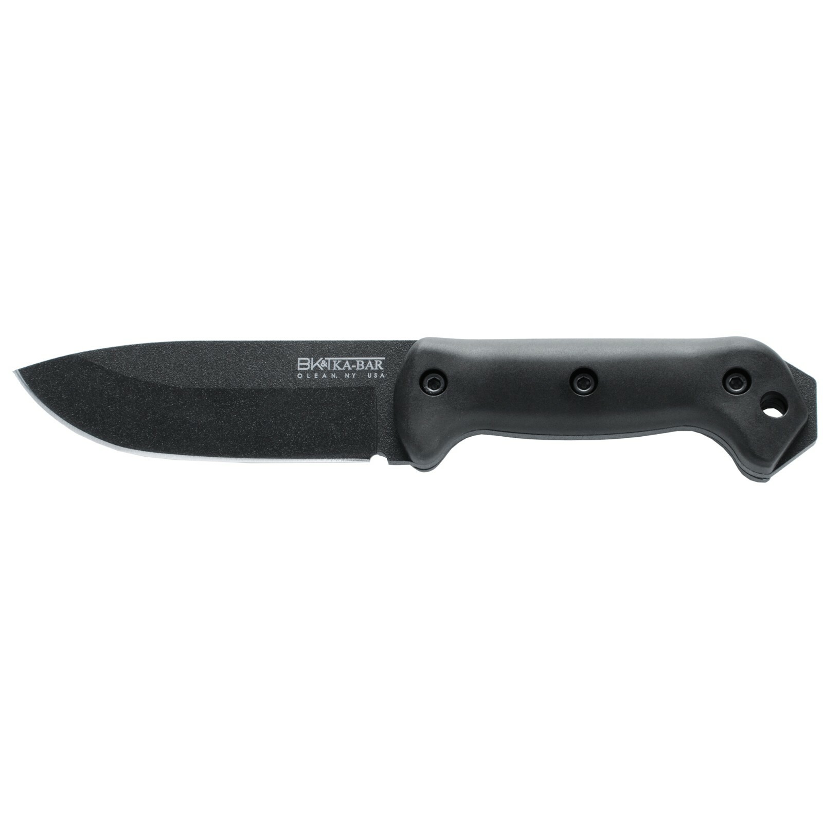 Ka-Bar 0002 Black Becker Campanion Fixed Blade Camping Hunting Knife + Sheath 
