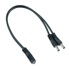 2 Way 2.1mm Splitter Cable DC Connector Lead CCTV