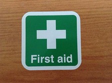 10 X First Aid Stickers