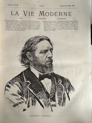 Das Moderne Leben 10 Juli 1880 ''Jules Breton Von Liphart'' Faust - Aktuelles