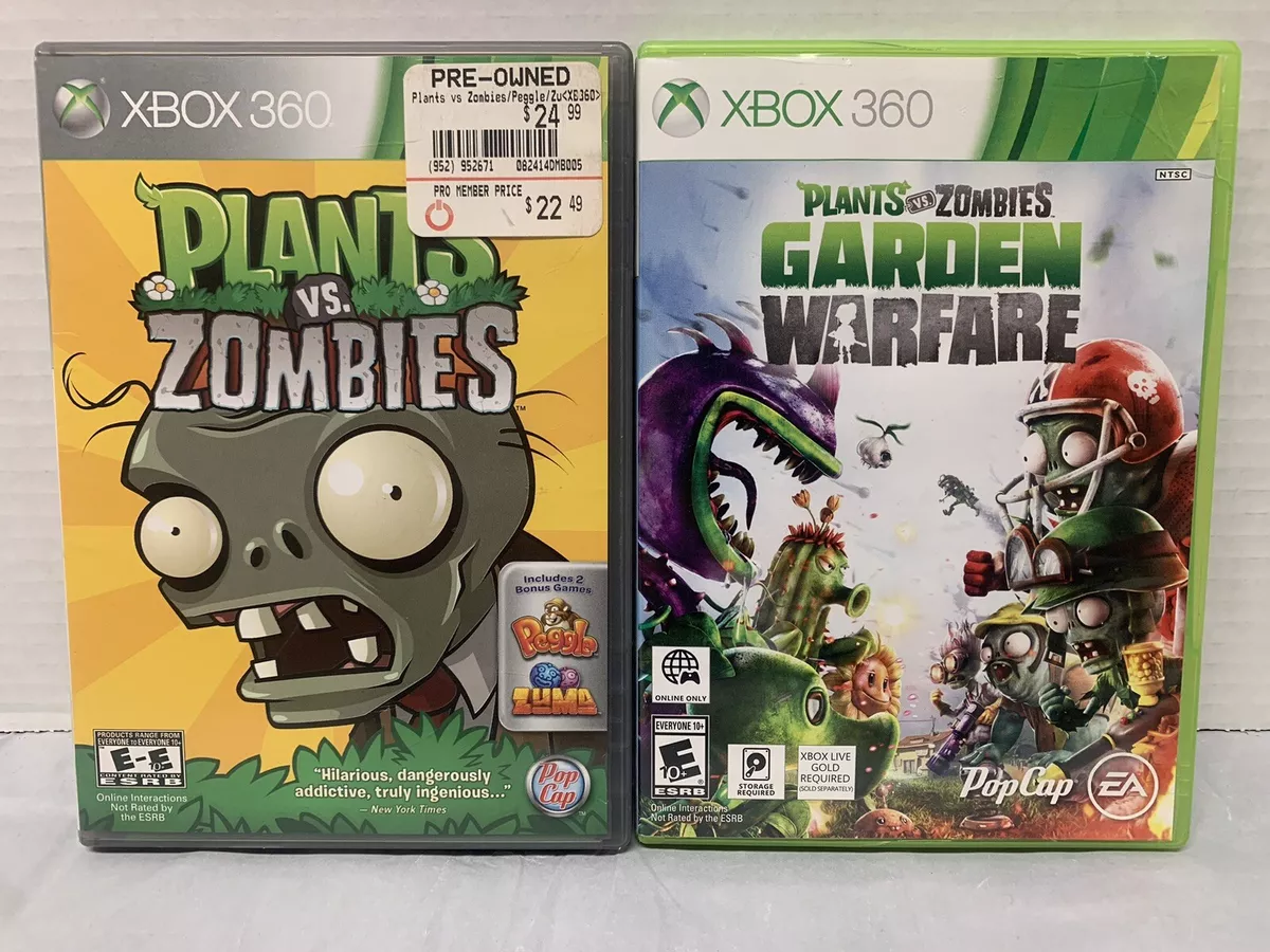 Jogo Plants Vs Zombies Xbox 360 usado original